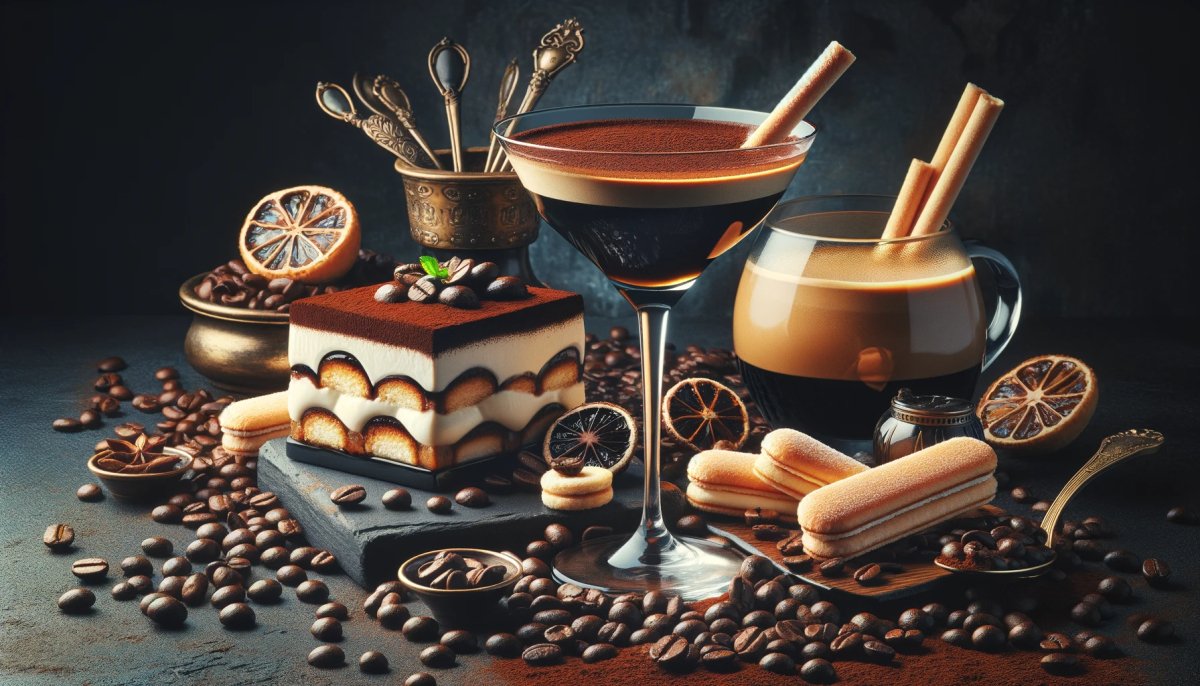Tiramisu Espresso Martini: A Luxurious Symphony of Italian Elegance and Spirited Indulgence - GothRider Brand