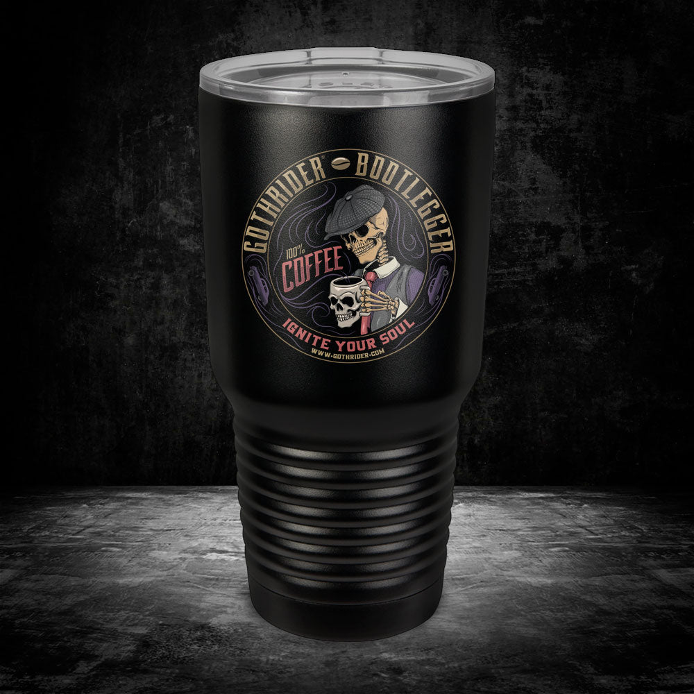 Bootlegger Coffee UV 30 oz Tumbler - GothRider Brand