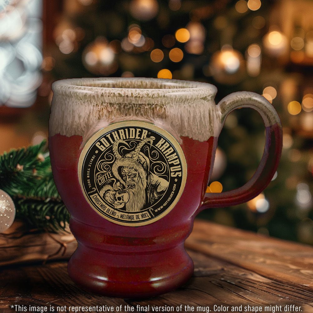 Krampus Coffee Limited Edition Deneen Pottery Mug - GothRider Brand