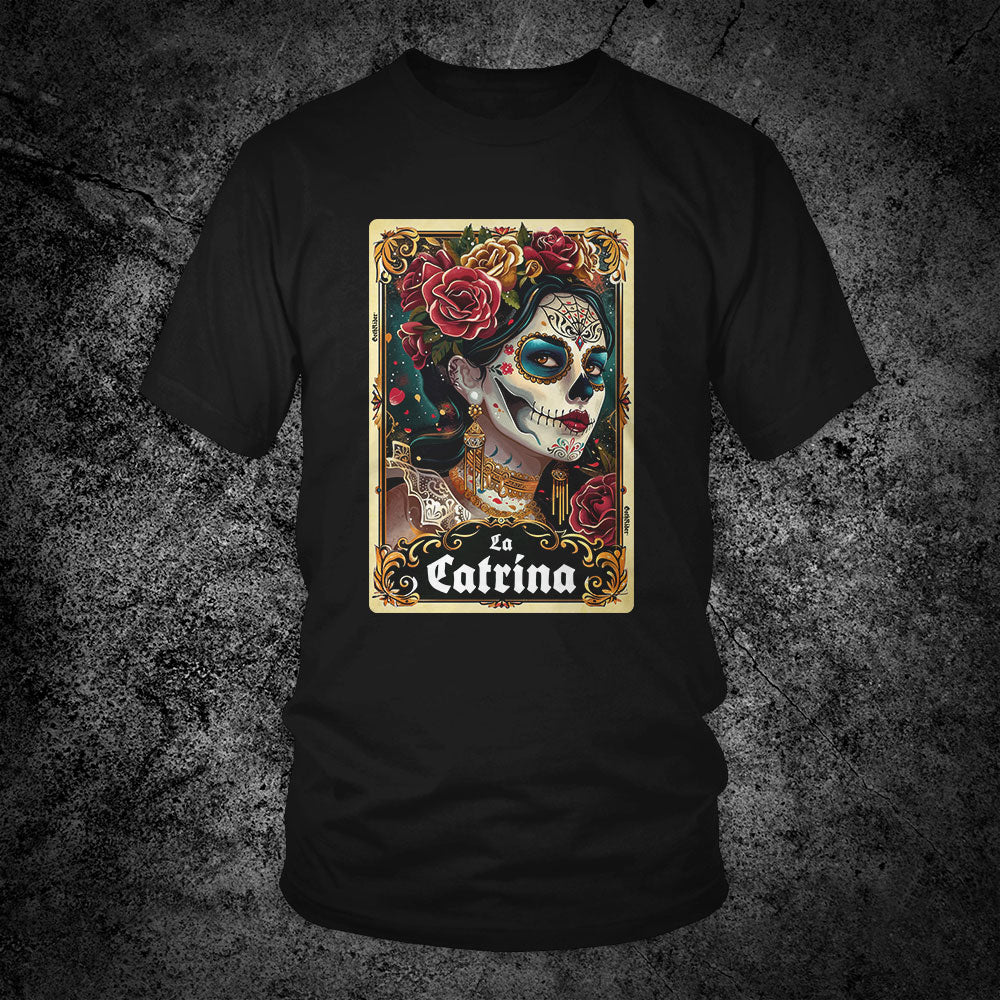 La Catrina Unisext T-Shirt - GothRider Brand