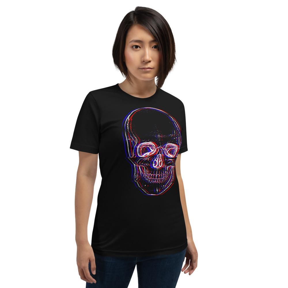 3d skull hotsell t shirt