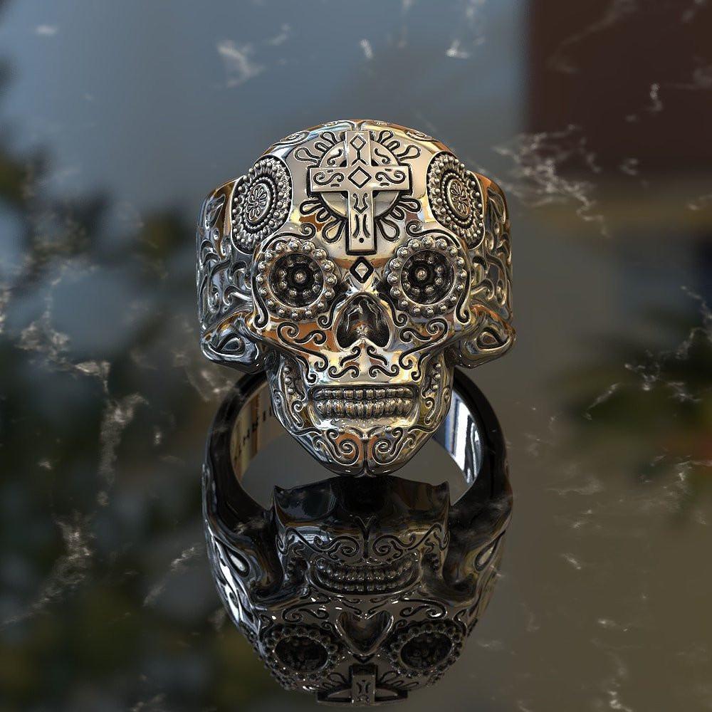 Sugar Skull Ring